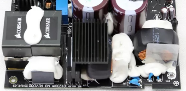 RTV em uma PSU