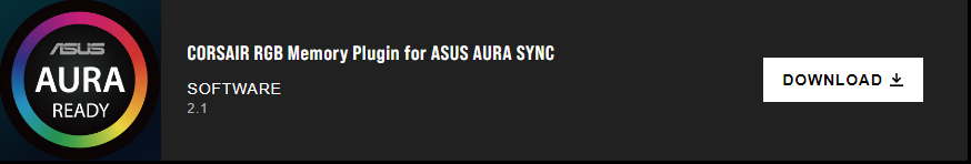 CORSAIR RGB Memory Plugin for ASUS AURA SYNC
