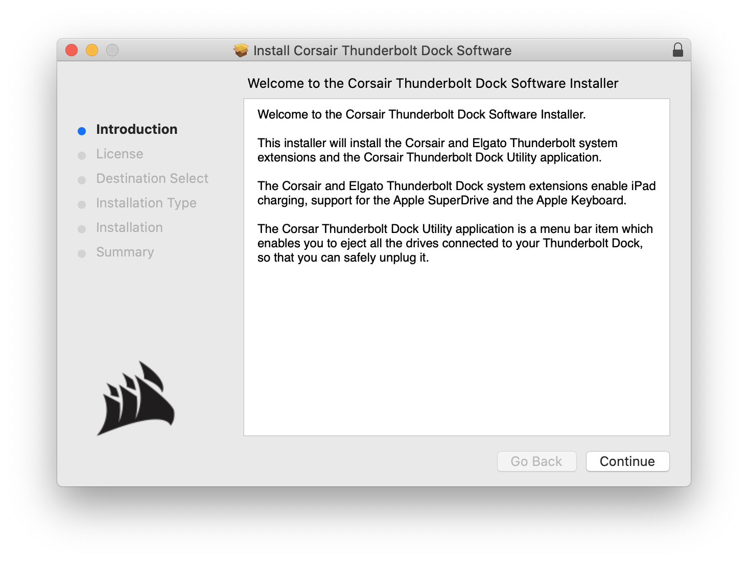 TBT100: How to: Install the Thunderbolt 3 Dock Utility 1.4.1 – Corsair