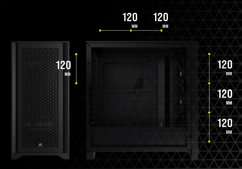 Corsair 4000D Airflow Black Caja/Torre