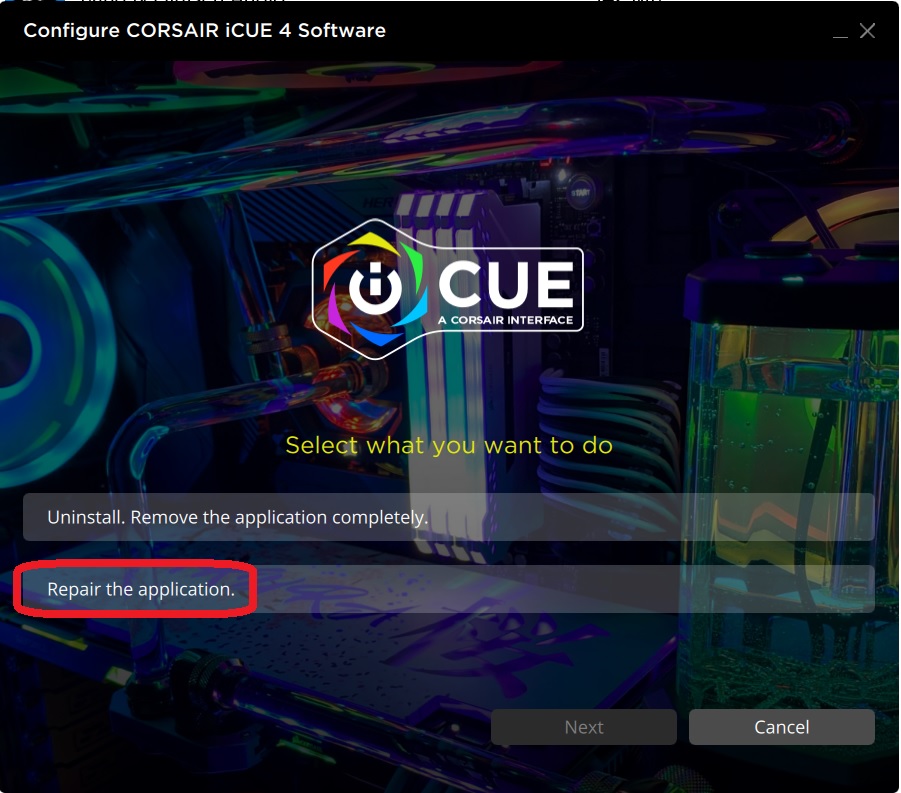 iCUE How to Fix device detection issues after an iCUE update Corsair