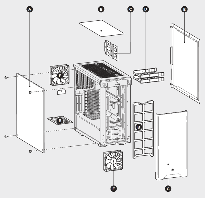 275R and 275Q Spare Parts – Corsair