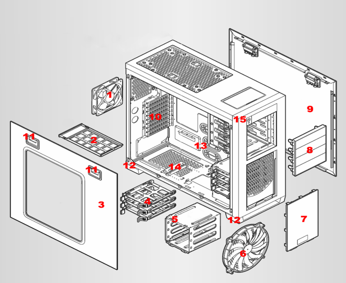 650D Spare Parts – Corsair