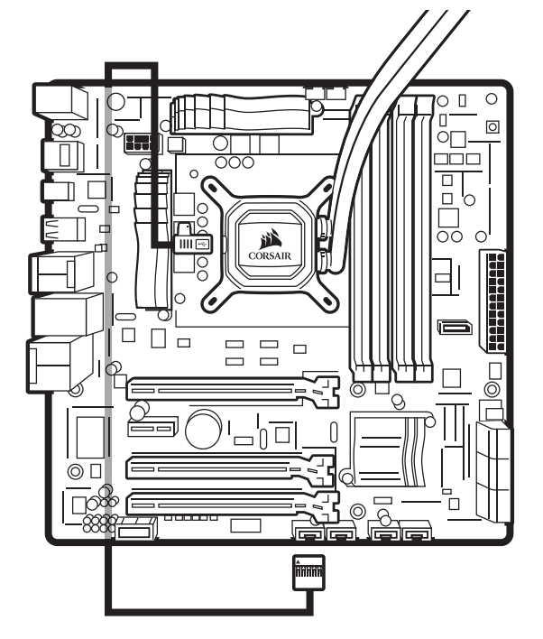 iCUE RGB ELITE Liquid CPUクーラーを取り付ける Corsair