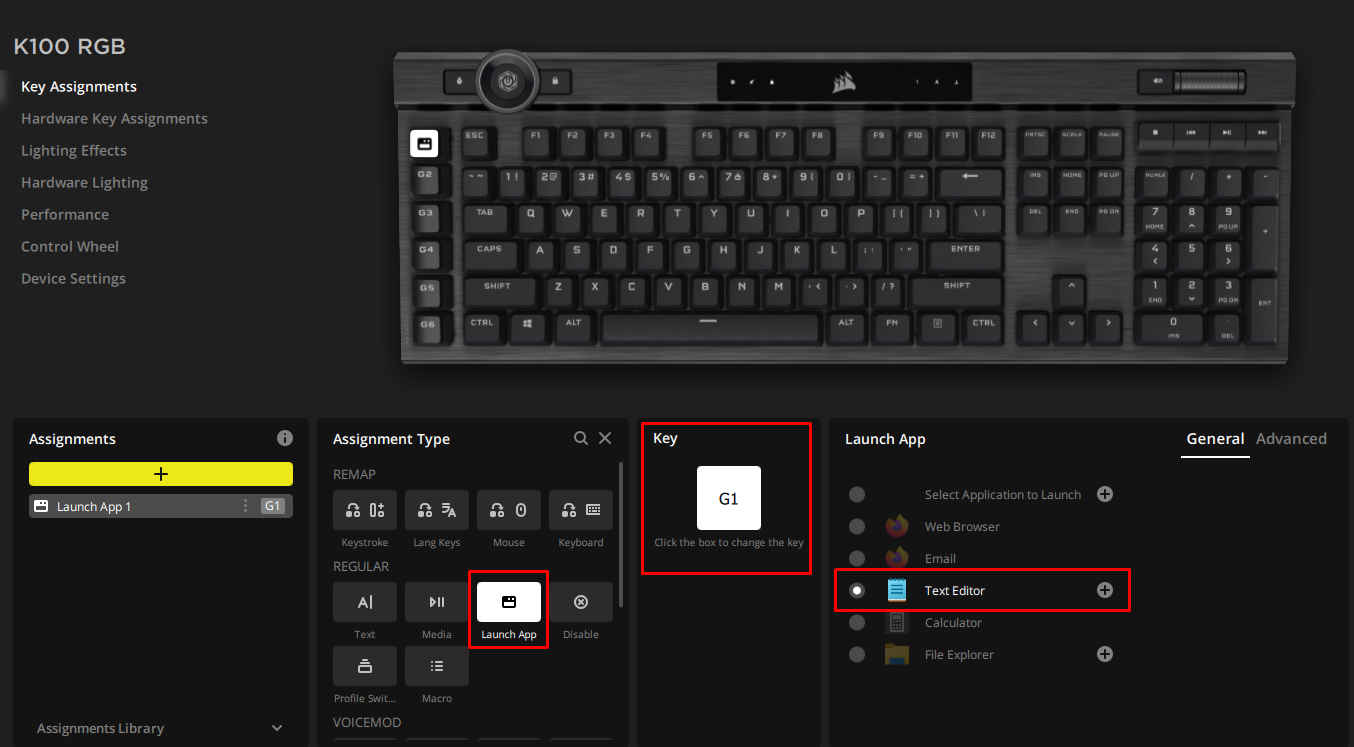 iCUE How to Set up a custom lighting effect when using the Launch